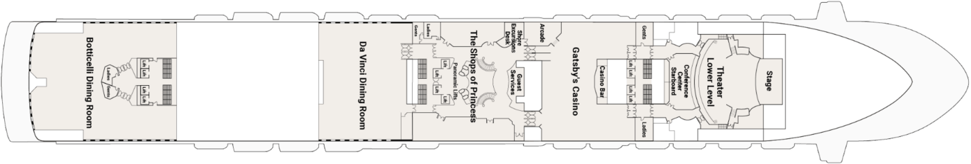 Princess Cruises Crown Princess Deck 6 - Fiesta.png